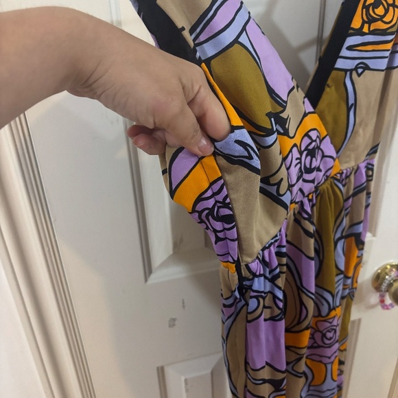 vintage psychedelic babydoll dress - Picture 2 of 5
